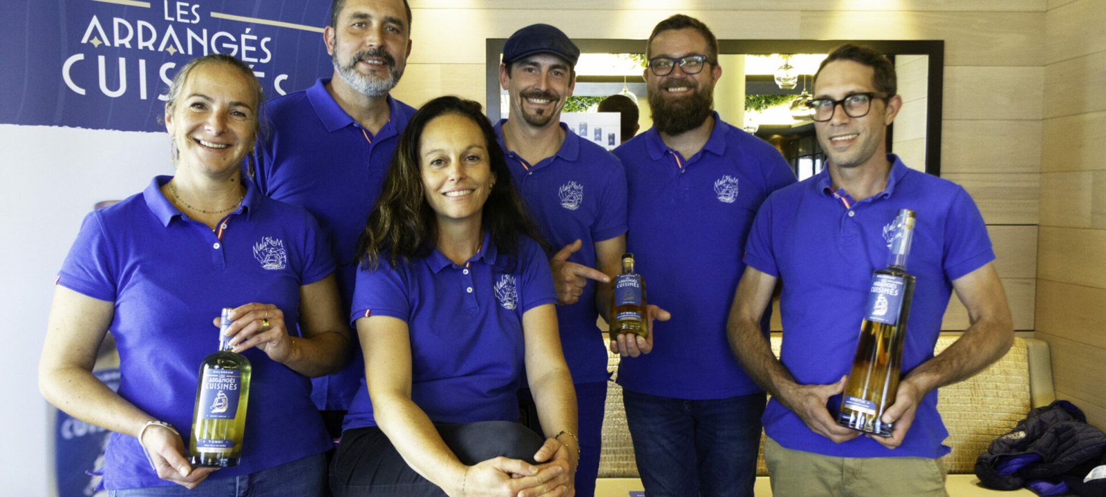L’équipe Malorhum lors du concours de cocktail 2024